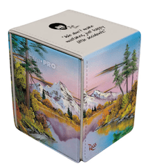 Ultra Pro Deck Box: Alcove Flip Bob Ross Mighty Mountain Lake 16528